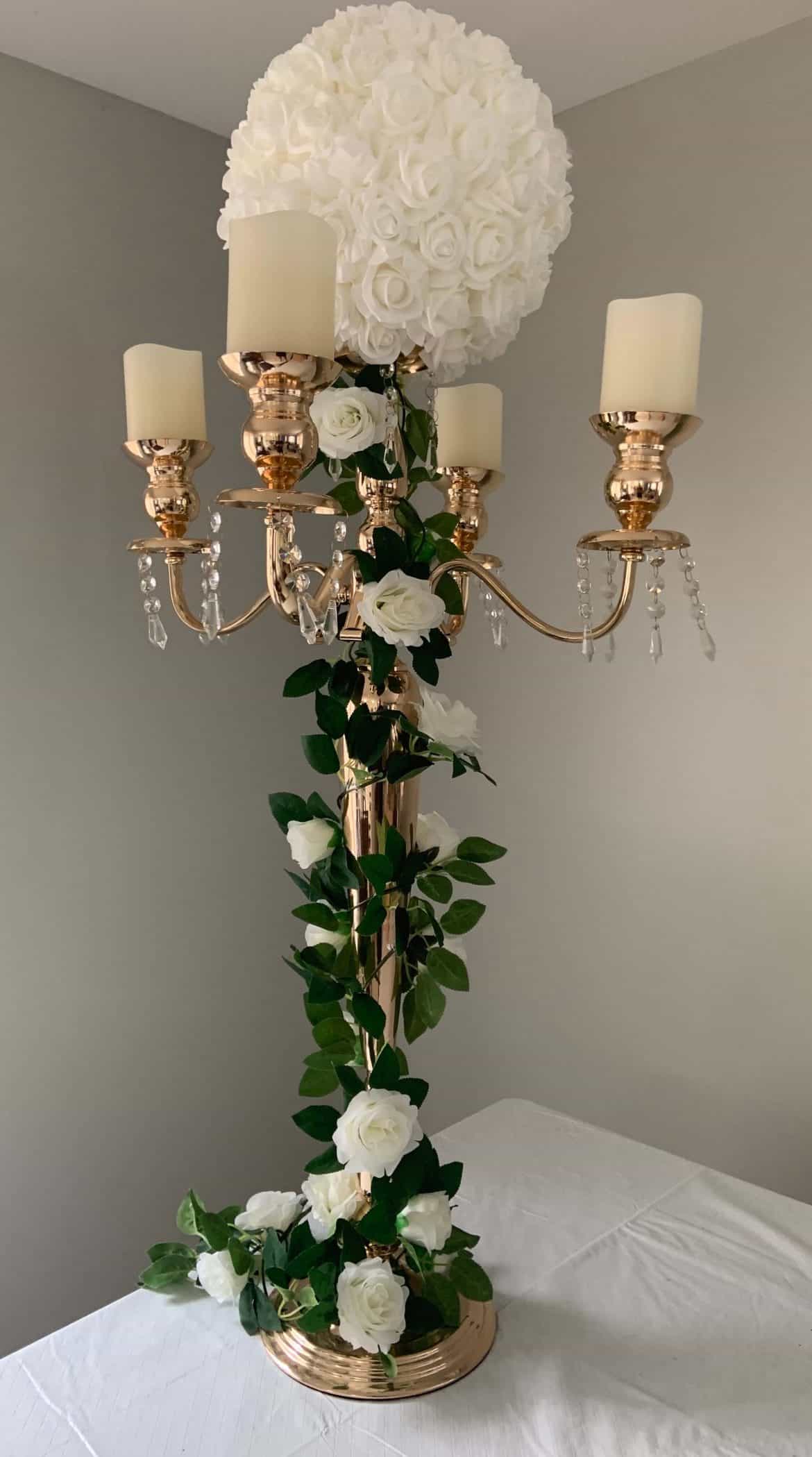 Centerpiece Rental Candleabra Flower tabletop Long island NY NJ CT PA