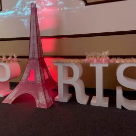Large letters rentals party event theme decoration marquee