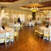 feather centerpiece ny nj ct pa long island table decoration light pink theme